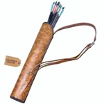 Brown Leather Archery Quiver