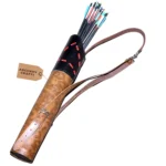 Brown& Black Leather Archery Quiver