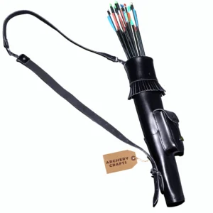 Brown Leather Archery Quiver